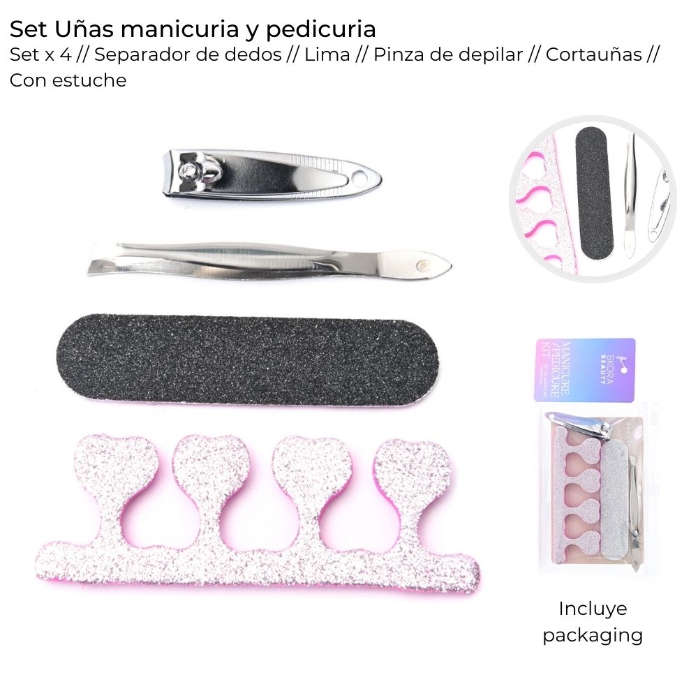 ACCESORIOS DE MANICURIA Y PEDICURIA