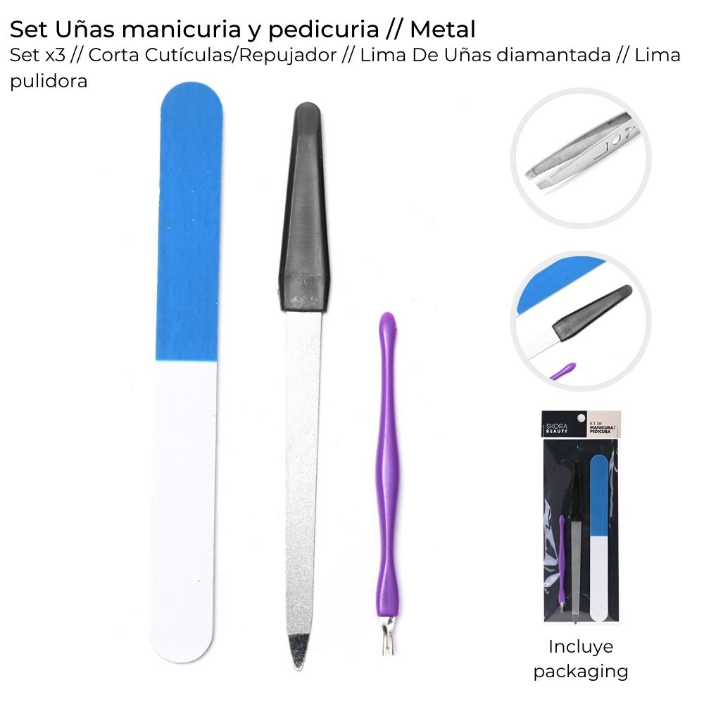 ACCESORIOS DE MANICURIA Y PEDICURIA