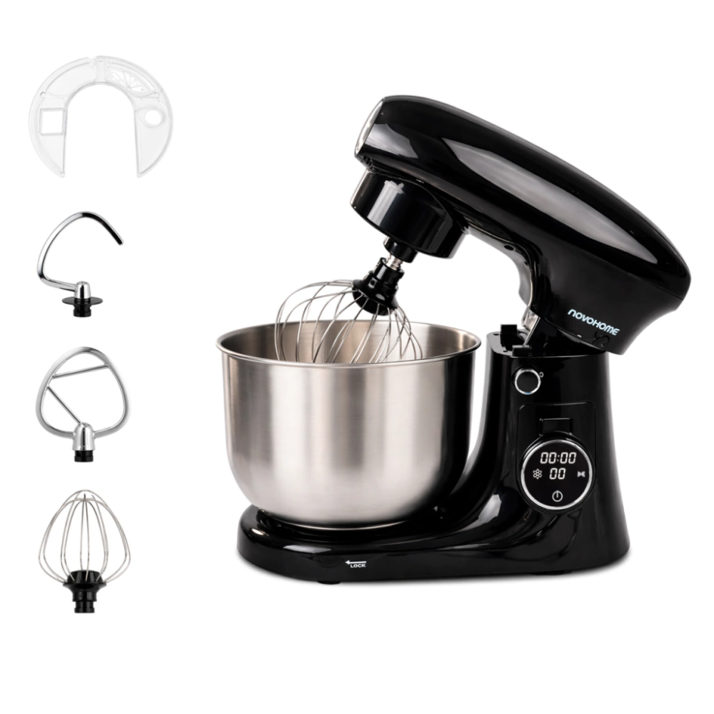 Batidora Planetaria Bowl Acero Inox 5l Novohome 1500w 11 Vel Nh-sm60